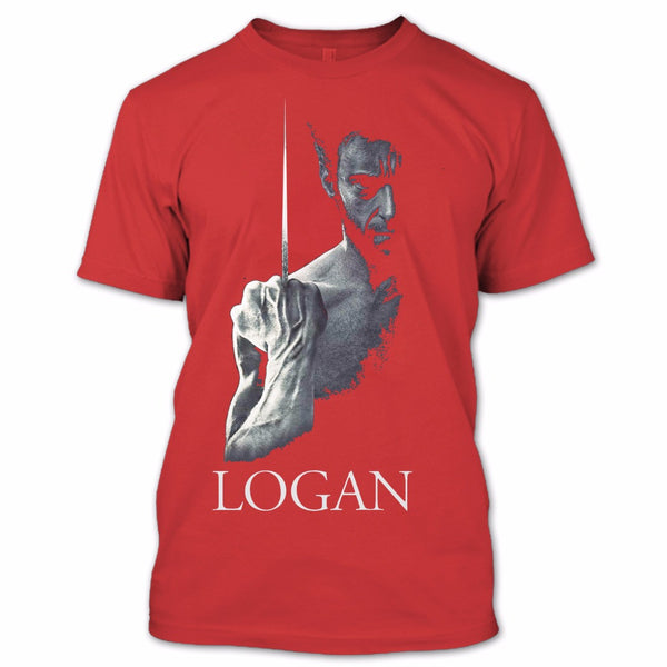 A black t-shirt with the shopify logo