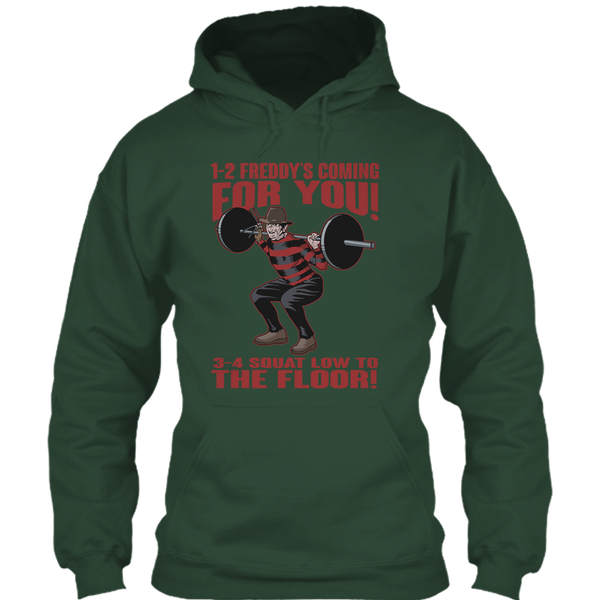 A black t-shirt with the shopify logo