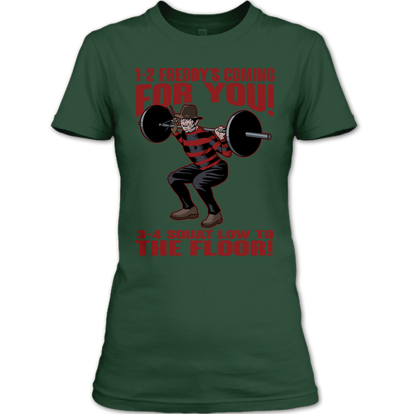 A black t-shirt with the shopify logo