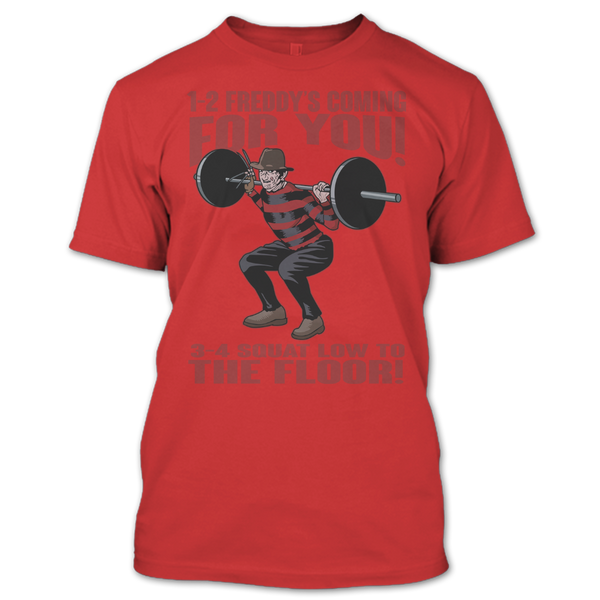 A black t-shirt with the shopify logo