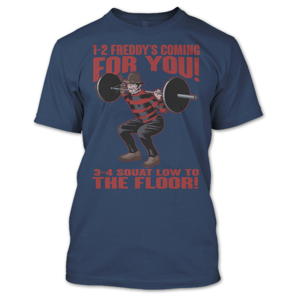 A black t-shirt with the shopify logo