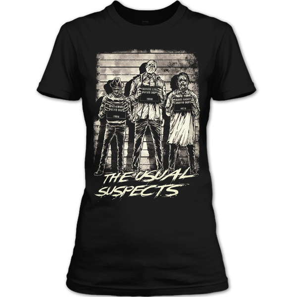 A black t-shirt with the shopify logo