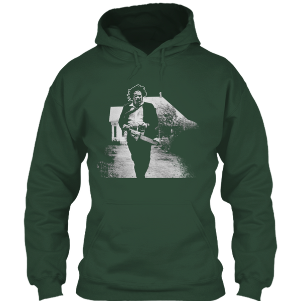 A black t-shirt with the shopify logo