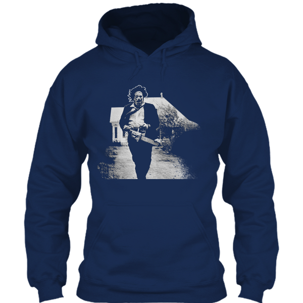 A black t-shirt with the shopify logo