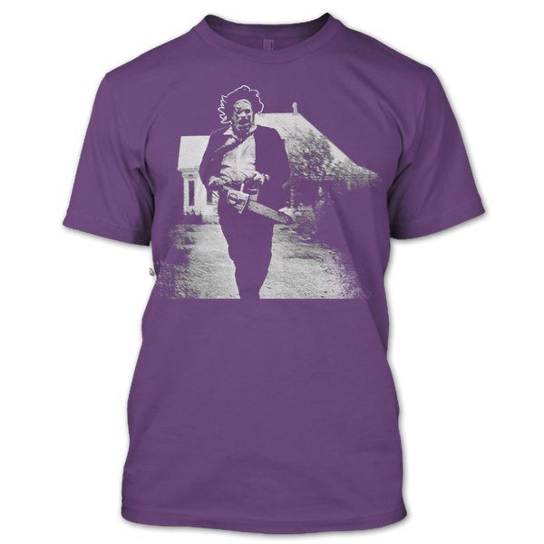 A black t-shirt with the shopify logo