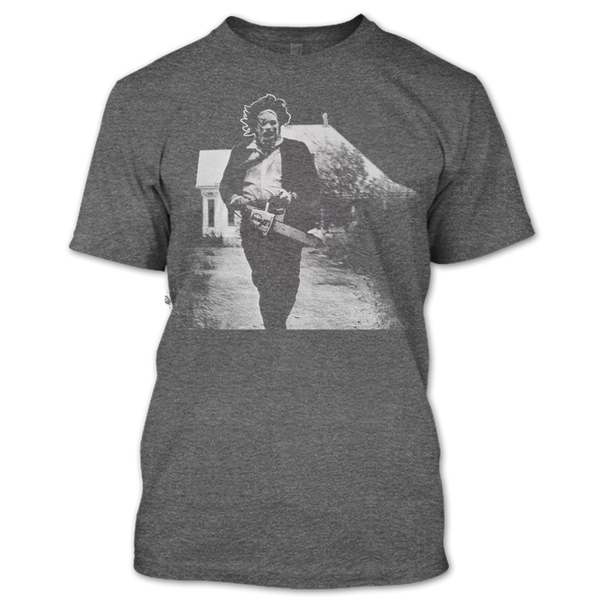 A black t-shirt with the shopify logo