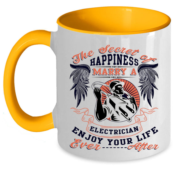 I Love Electrician Coffee Mug, Marry A Electrician Accent Mug