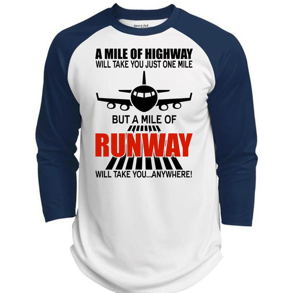 A Mile Of Highway T Shirt, I Love Pilot T Shirt, Awesome T-Shirts  (Polyester Game Baseball Jersey)