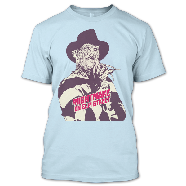 A black t-shirt with the shopify logo