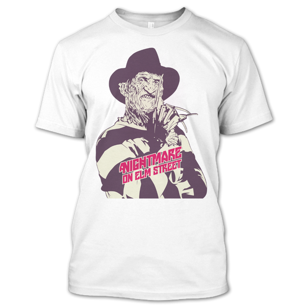 A black t-shirt with the shopify logo