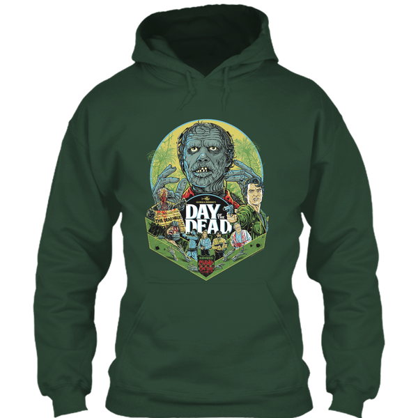 A black t-shirt with the shopify logo