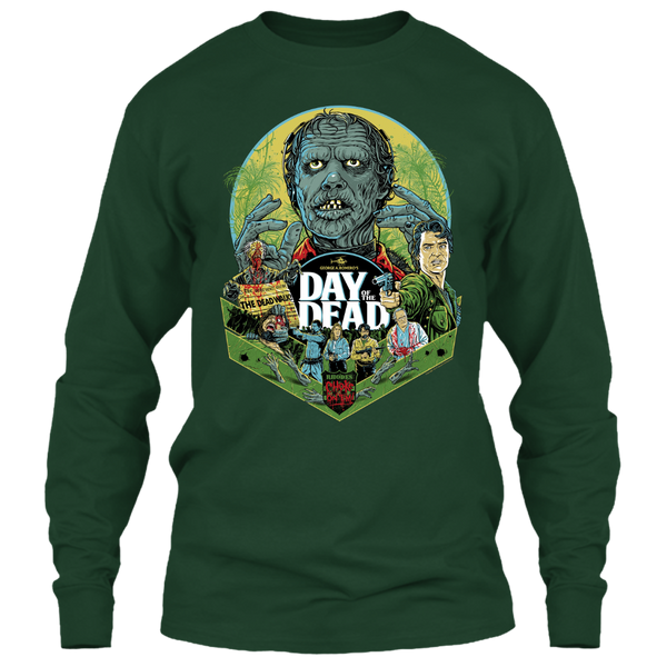 A black t-shirt with the shopify logo