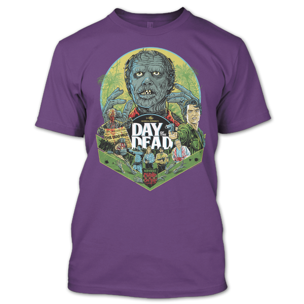 A black t-shirt with the shopify logo