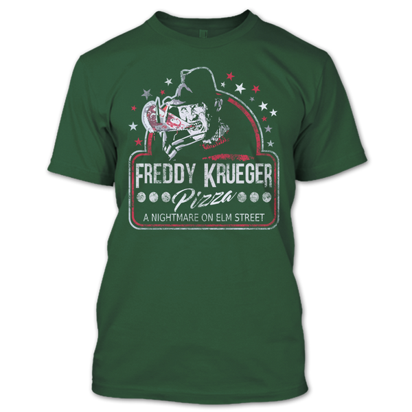 A black t-shirt with the shopify logo