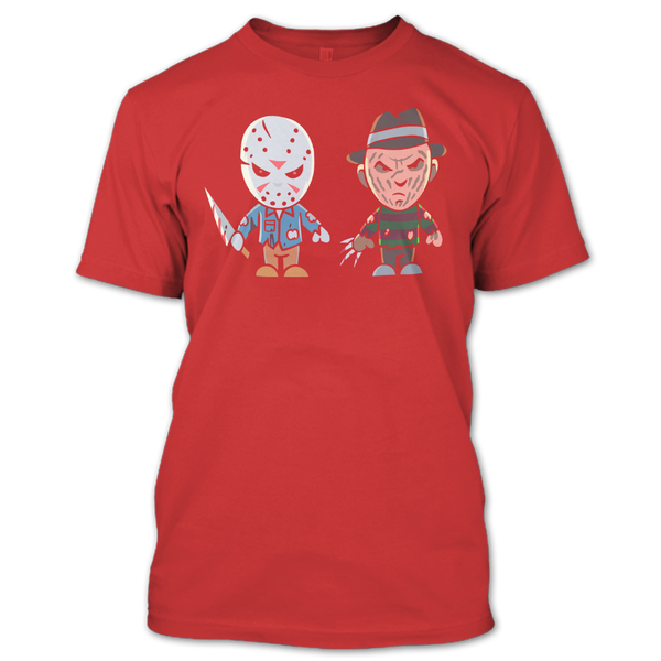 A black t-shirt with the shopify logo