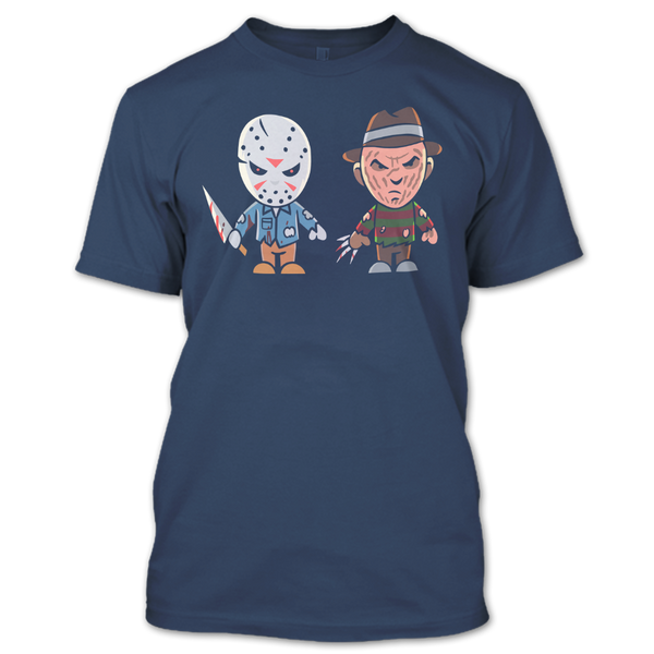 A black t-shirt with the shopify logo