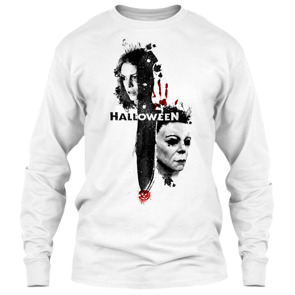 A black t-shirt with the shopify logo