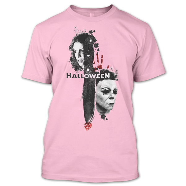 A black t-shirt with the shopify logo