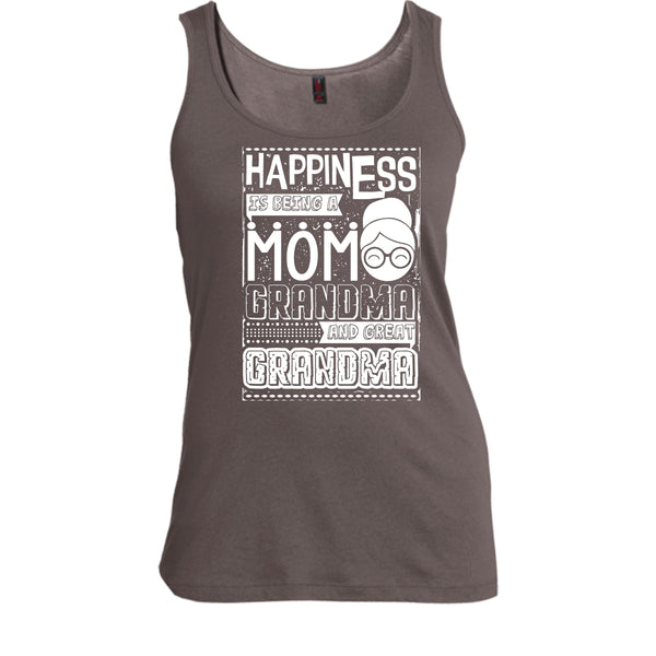 Happiness Is Being A Mom T Shirt, Grandma Tank Top