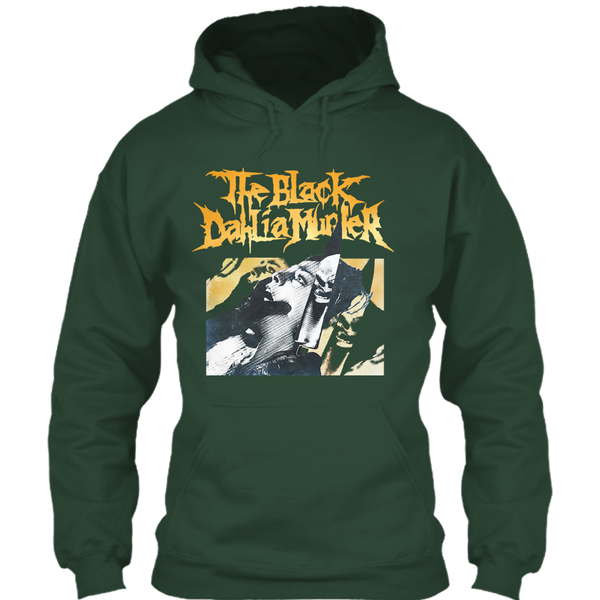 A black t-shirt with the shopify logo