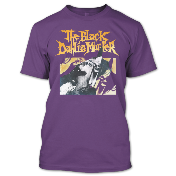 A black t-shirt with the shopify logo