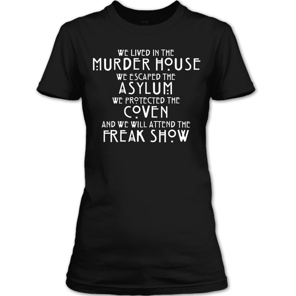 A black t-shirt with the shopify logo