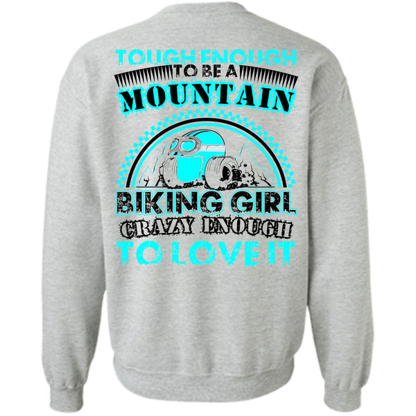 I Love Biking T Shirt, Mountain Biking Girl Sweatshirt
