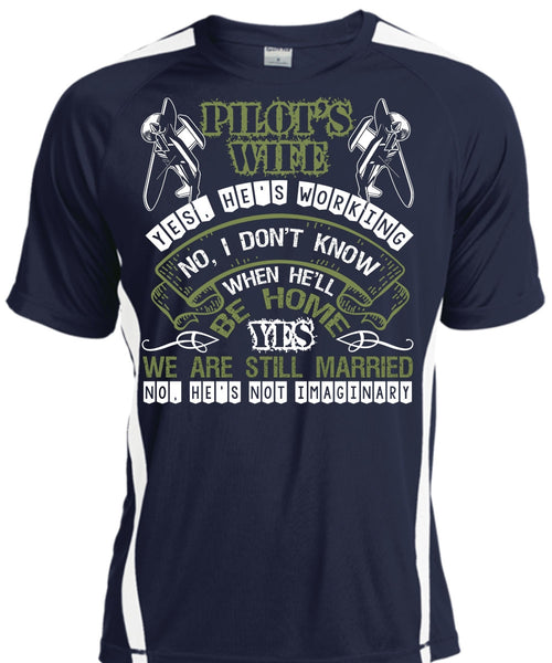 Pilot's Wife T Shirt, We're Still Married T Shirt, Cool Shirt