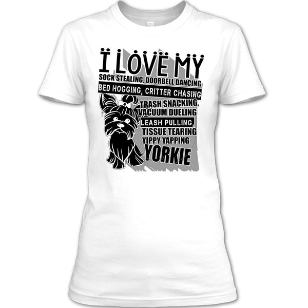 I Love My Sock Stealing T Shirt, I Am A Dog Lover T Shirt