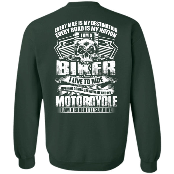 My Motorcycle T Shirt, I Love Biking Sweatshirt