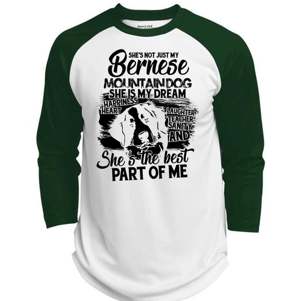 My Bernese Mountain Dog T Shirt, I Love Hiking T Shirt, Awesome T-Shirts  (Polyester Game Baseball Jersey)