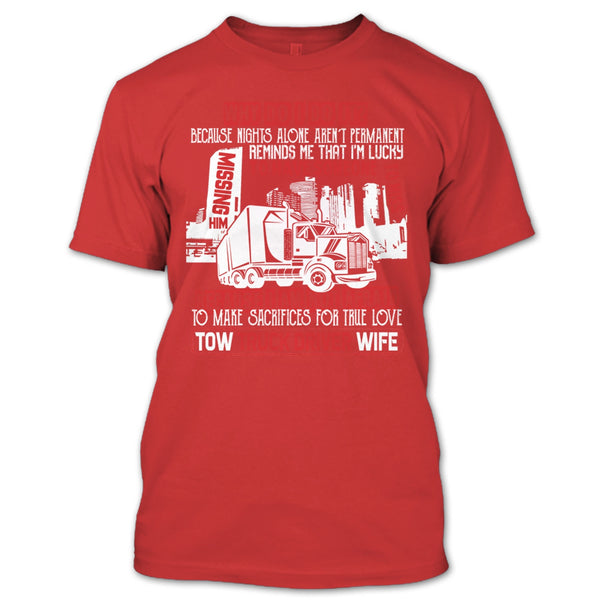Tow Truck Driver Wife T Shirt, Coolest Trucker's Wife T Shirt