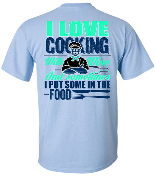 I Love Cooking T Shirt, I Love Chef T Shirt
