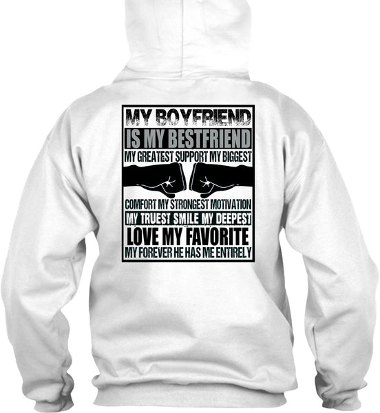 My Boyfriend Is My Best Friend T Shirt, I Love Boyfriend T Shirt