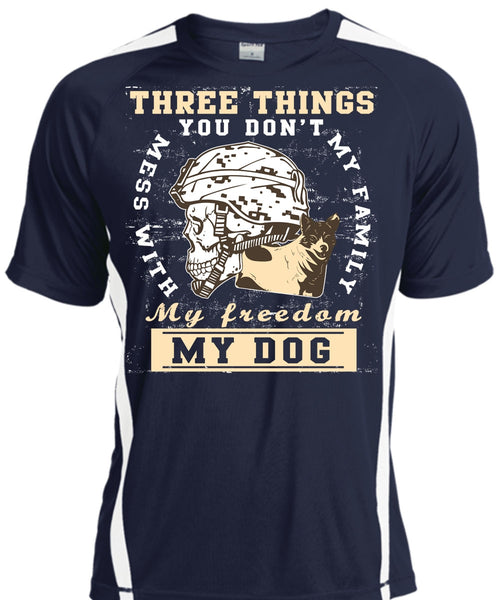My Family My Freedom My Dog T Shirt, Being A Veteran T Shirt, Cool Shirt