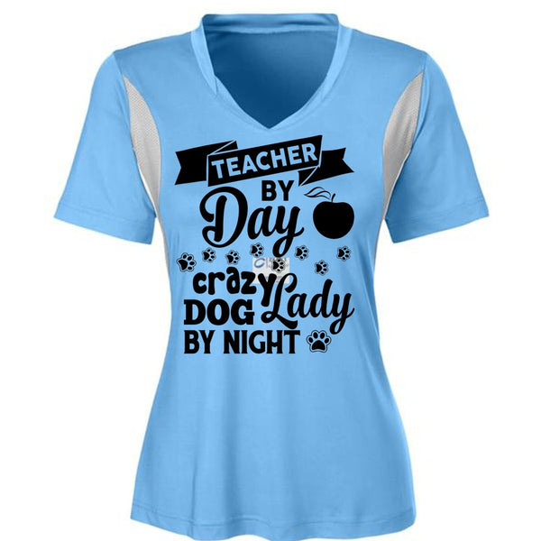 Teacher By Dad Crazy Dog Lady By Night T Shirt, Career T Shirt