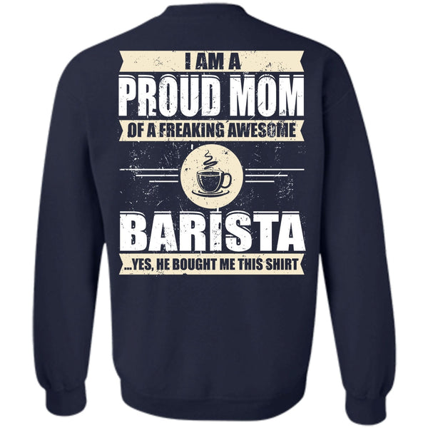 Awesome Barista T Shirt, I Love Barista Sweatshirt