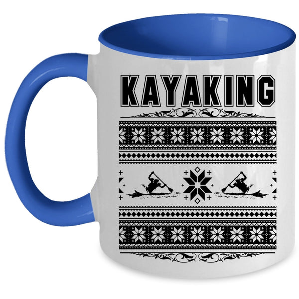Make An Ugly Christmas Coffee Mug, Kayaking Accent Mug