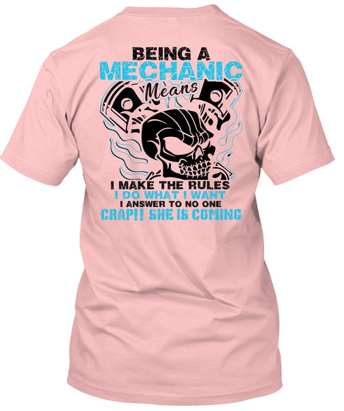 Being A Mechanic Means T Shirt, Being A Mechanic T Shirt