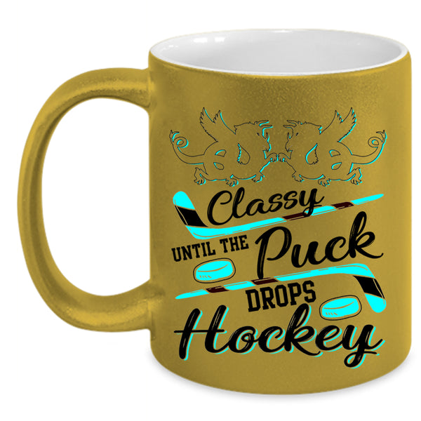 Funny Hockey Coffee Mug, Awesome Hockey Player Accent Mug