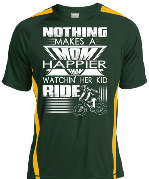 Nothing Makes A Mom T Shirt, Watching Her Kid Ride T Shirt, Cool Shirt