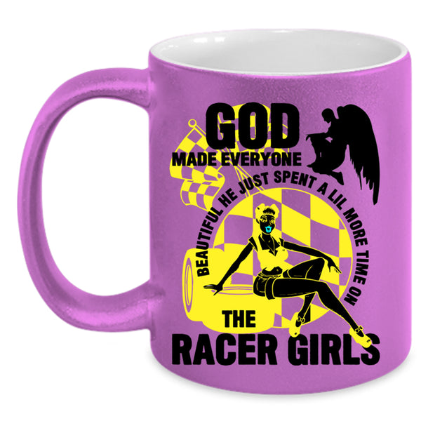 Cool Gift For Racer Girls Coffee Mug, The Racer Girls Accent Mug