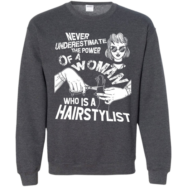 Woman Who Is A Hair Stylist T Shirt, Coolest Hair Stylist Sweatshirt