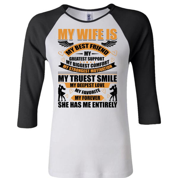 My Wife Is My Best Friend T Shirt, I Love Wife T Shirt, Awesome T-Shirts