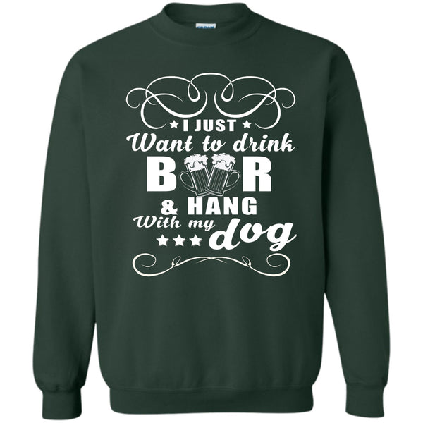 Hang Out With My Dog T Shirt, My Favorite Activity Sweatshirt