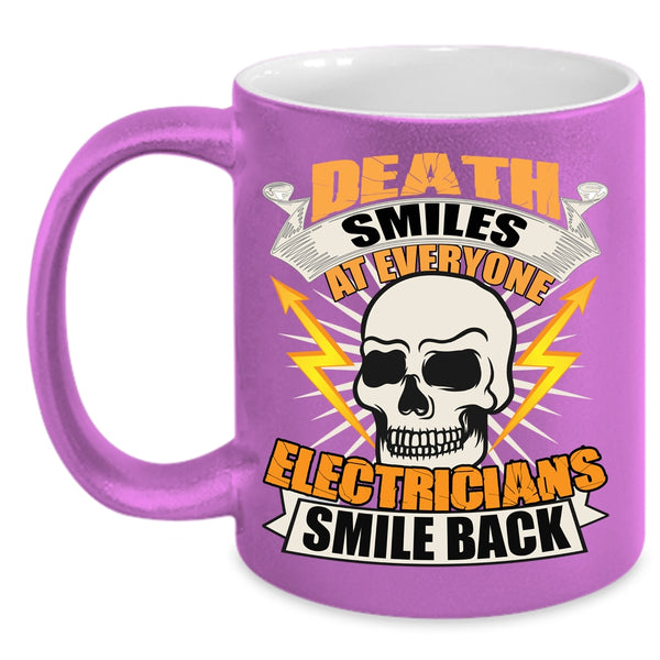 Electricians Smile Back Coffee Mug, Awesome Electricians Coffee Cup