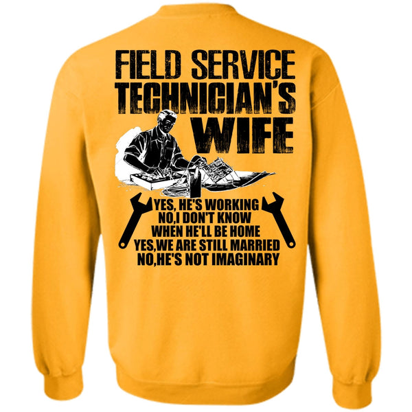 I Love Police T Shirt, Field Service Technician's Wife Sweatshirt