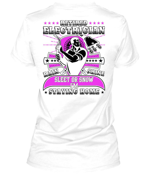 Retired Electrician T Shirt, I Love Electrician T Shirt
