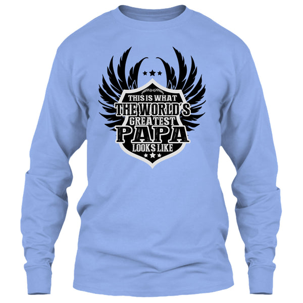 The World's Greatest Papa T Shirt, Coolest Papa Ever T Shirt