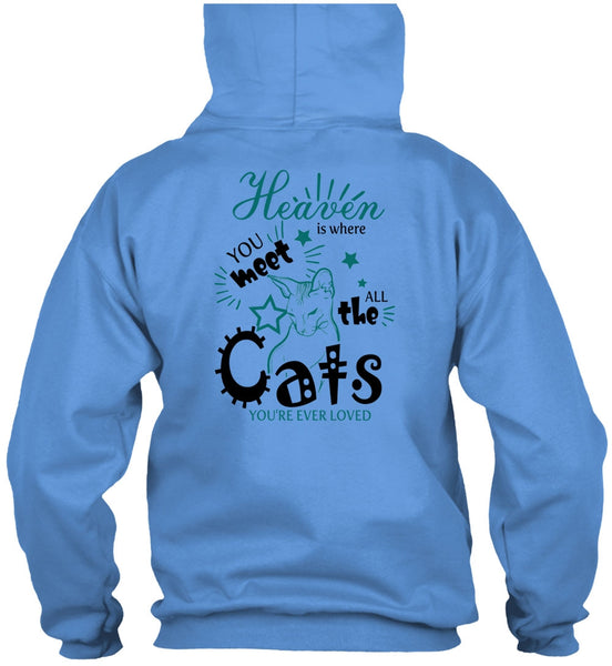 Heaven Is Where You Meet All The Cats T Shirt, I Love My Cat T Shirt